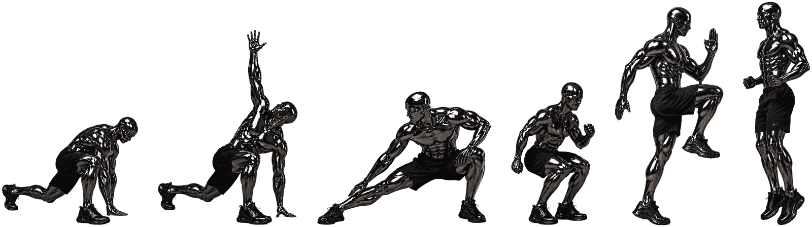 The six drills of the Athlete Warm-Up